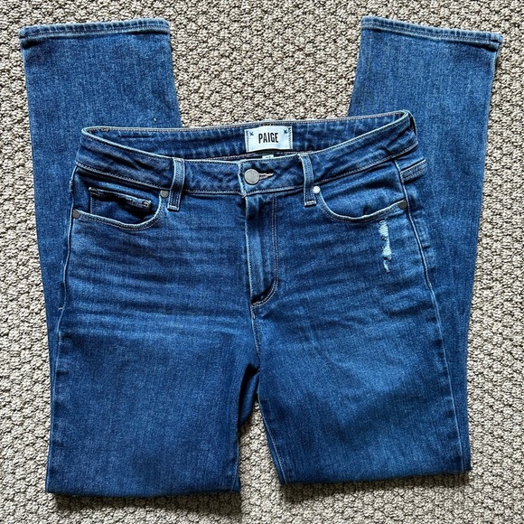 A47- Paige Brigitte straight leg jeans sz 27 - Picture 6 of 7